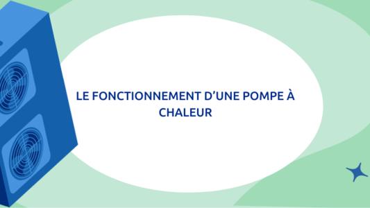 pompe à chaleur fonctionnement